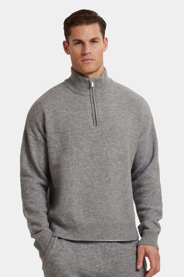 THE SAVONA QUARTER ZIP SWEATER