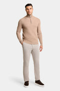 THE FABIO QUARTER ZIP SWEATER