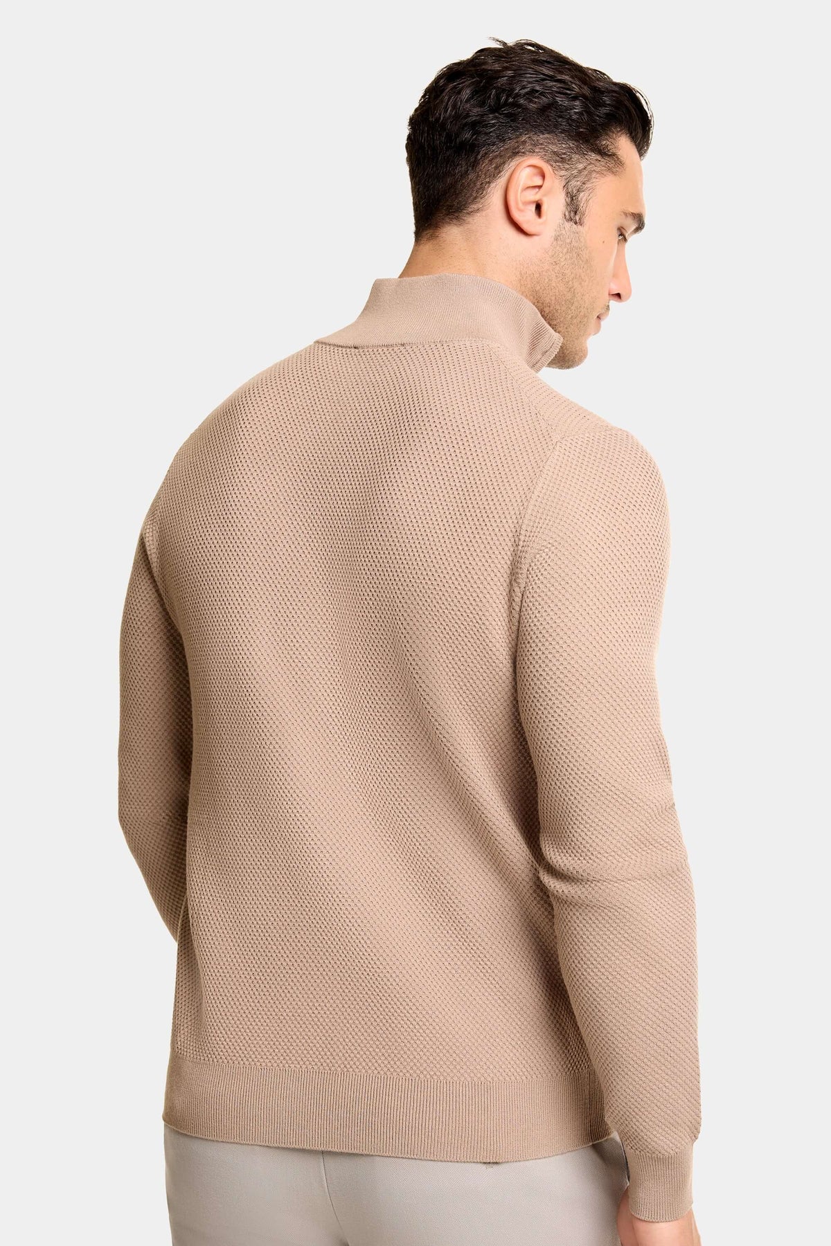 THE FABIO QUARTER ZIP SWEATER