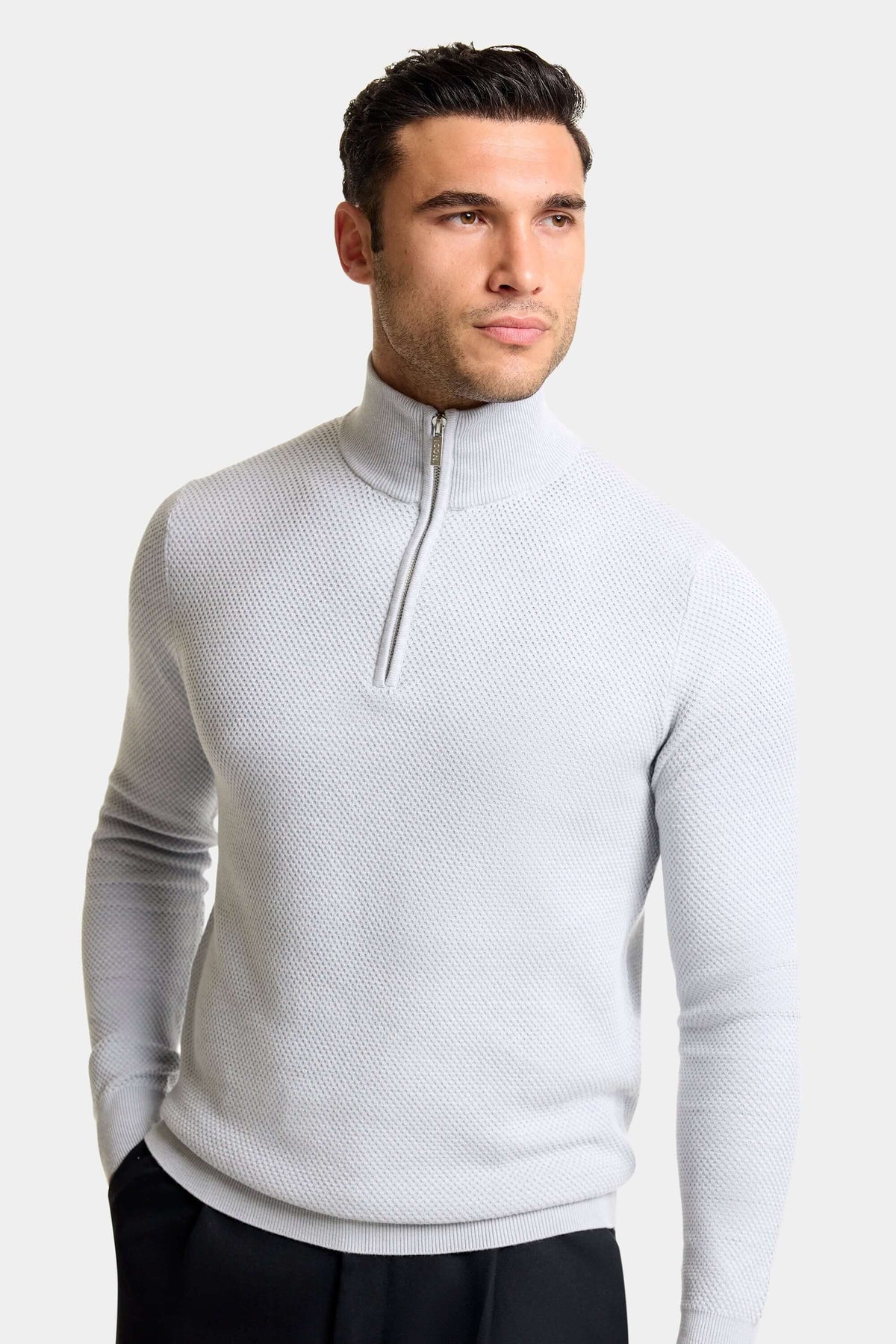 THE FABIO QUARTER ZIP SWEATER