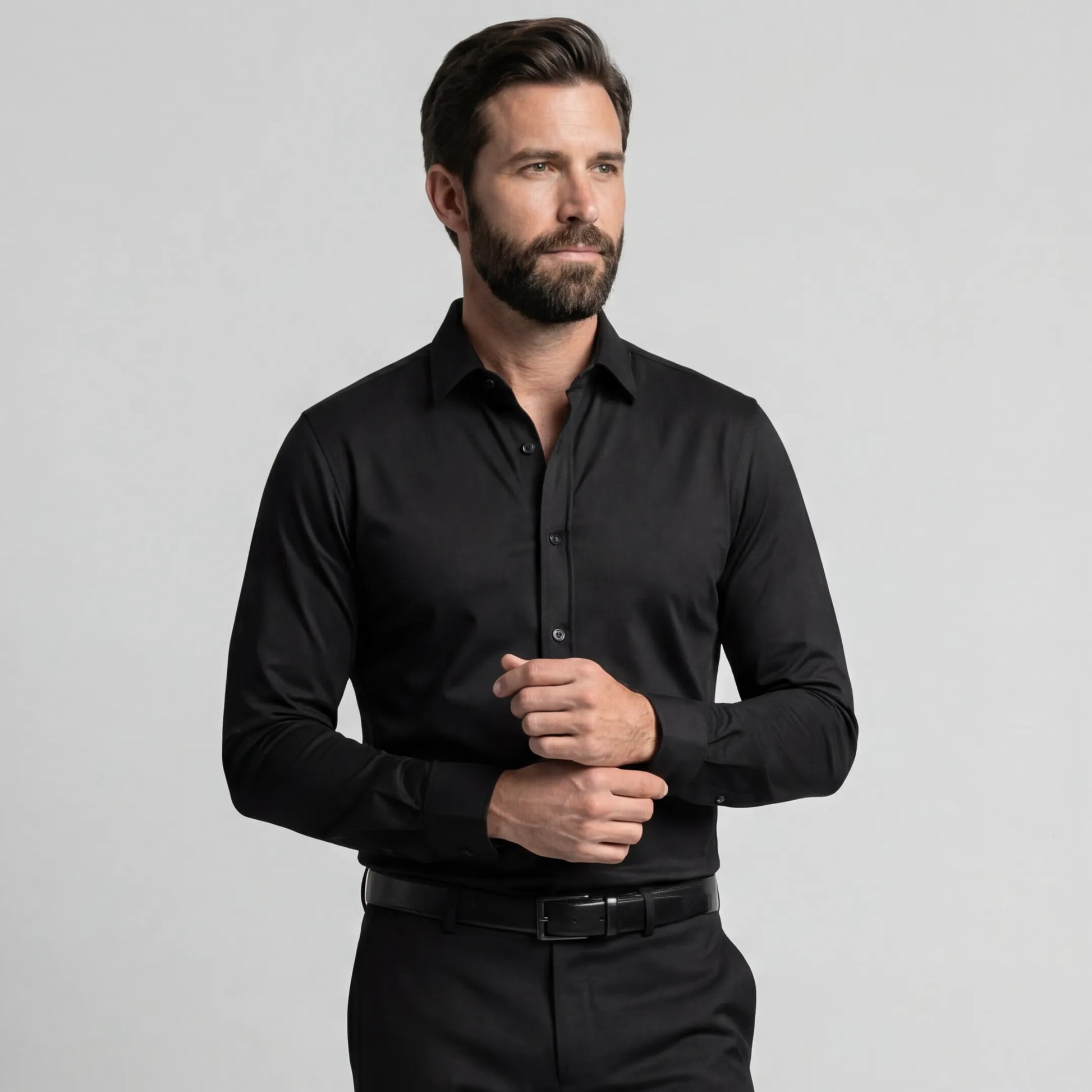Chemise Infroissable à Coupe Ajustée