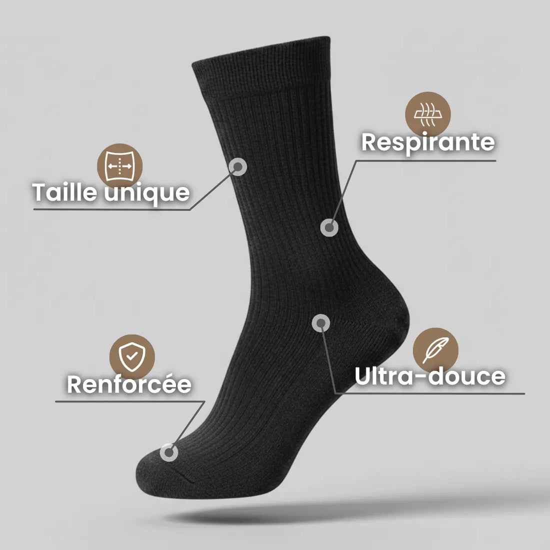 Pack de 3 paires - Chaussettes AeroSensa™