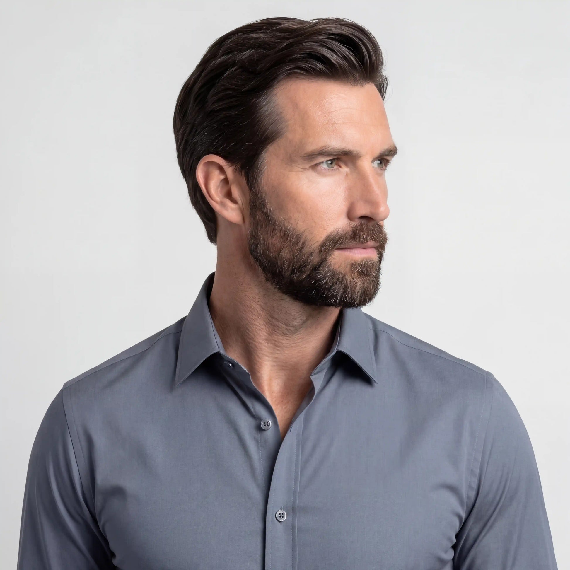 Chemise Infroissable à Coupe Ajustée