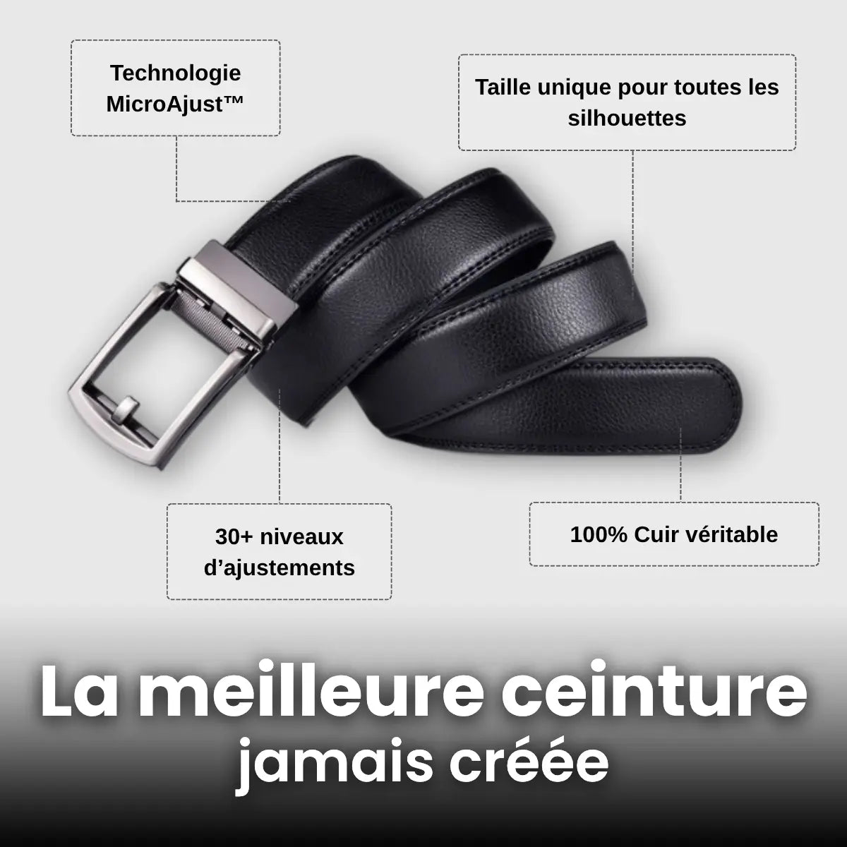 Ceinture sans trou MicroAjust™