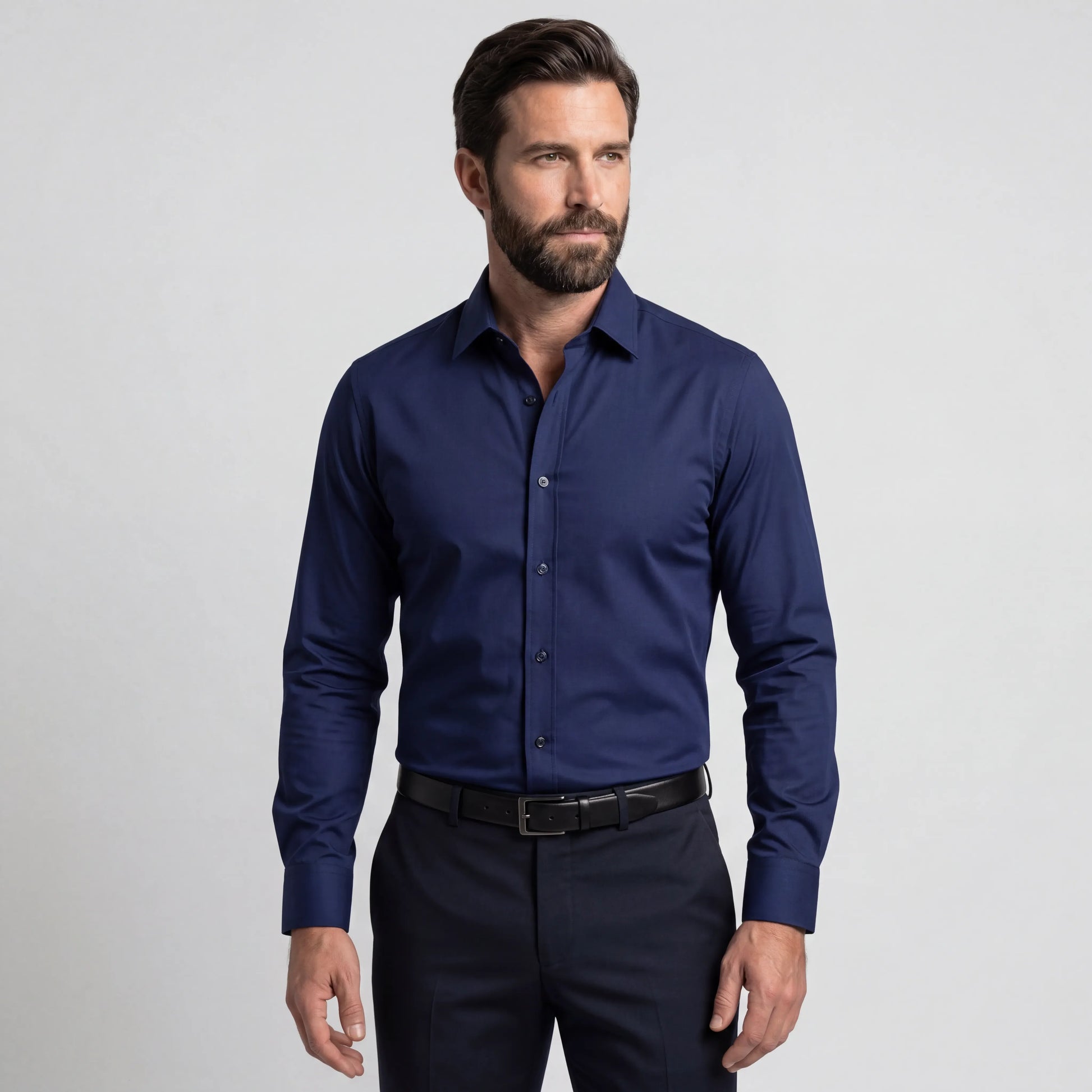 Chemise Infroissable à Coupe Ajustée