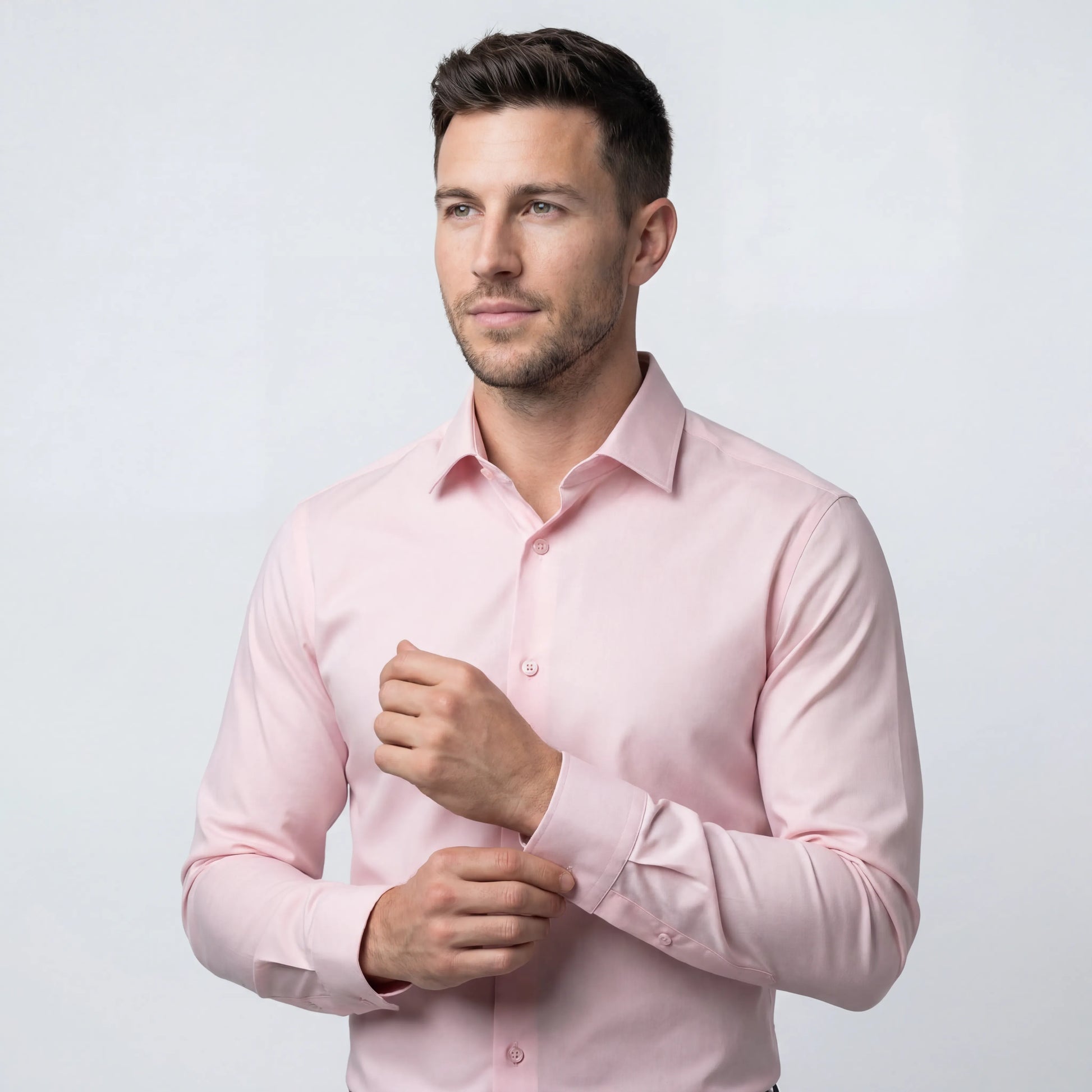 Chemise Infroissable à Coupe Ajustée