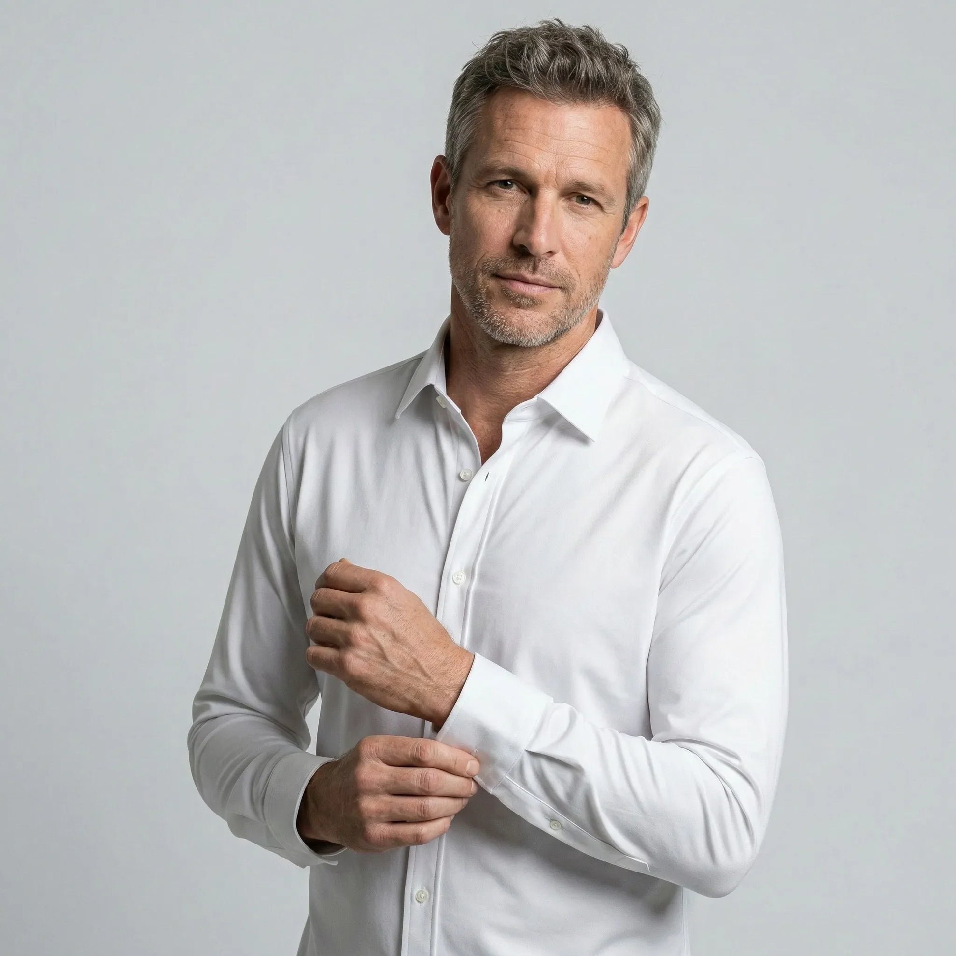 Chemise Infroissable à Coupe Ajustée