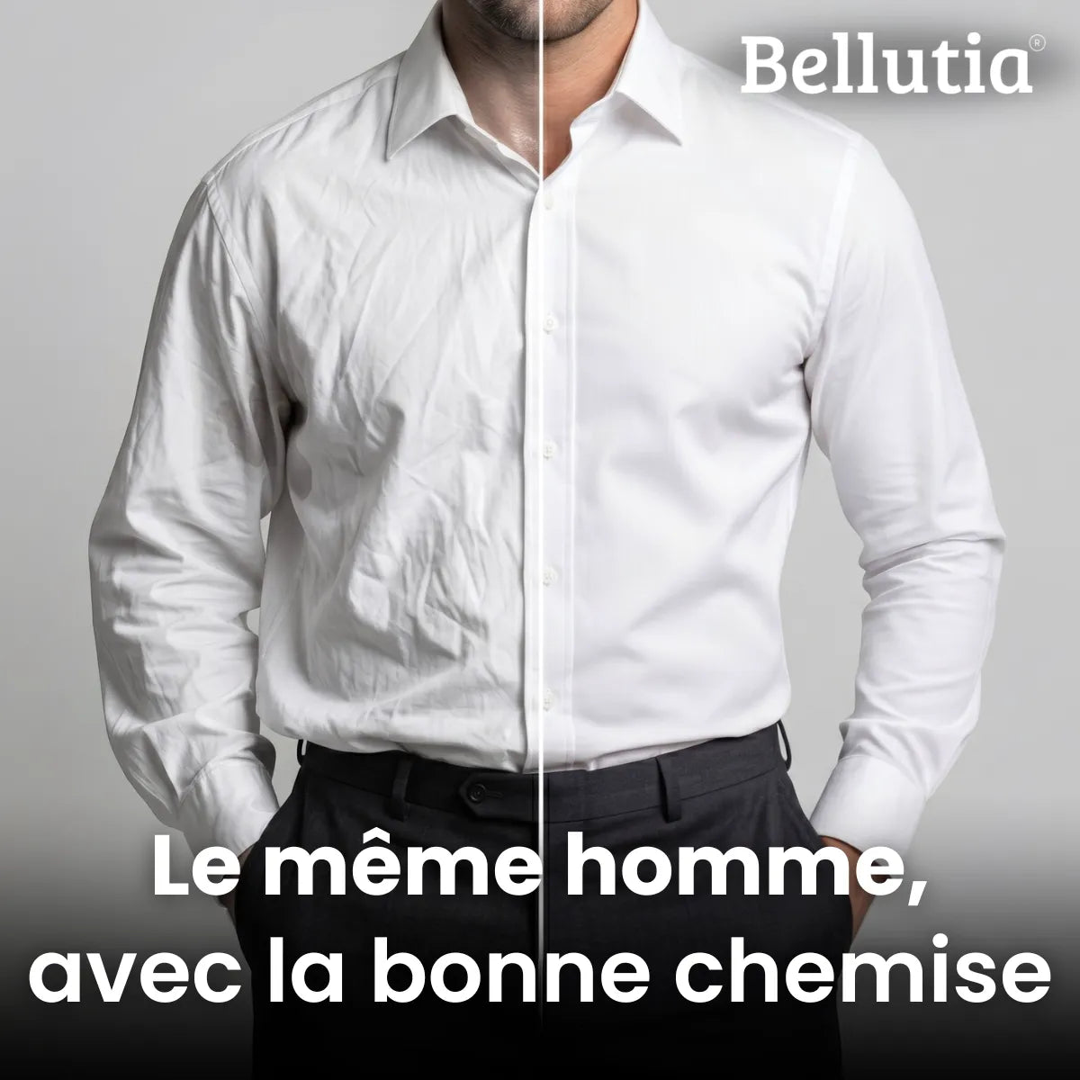 Chemise Infroissable à Coupe Ajustée
