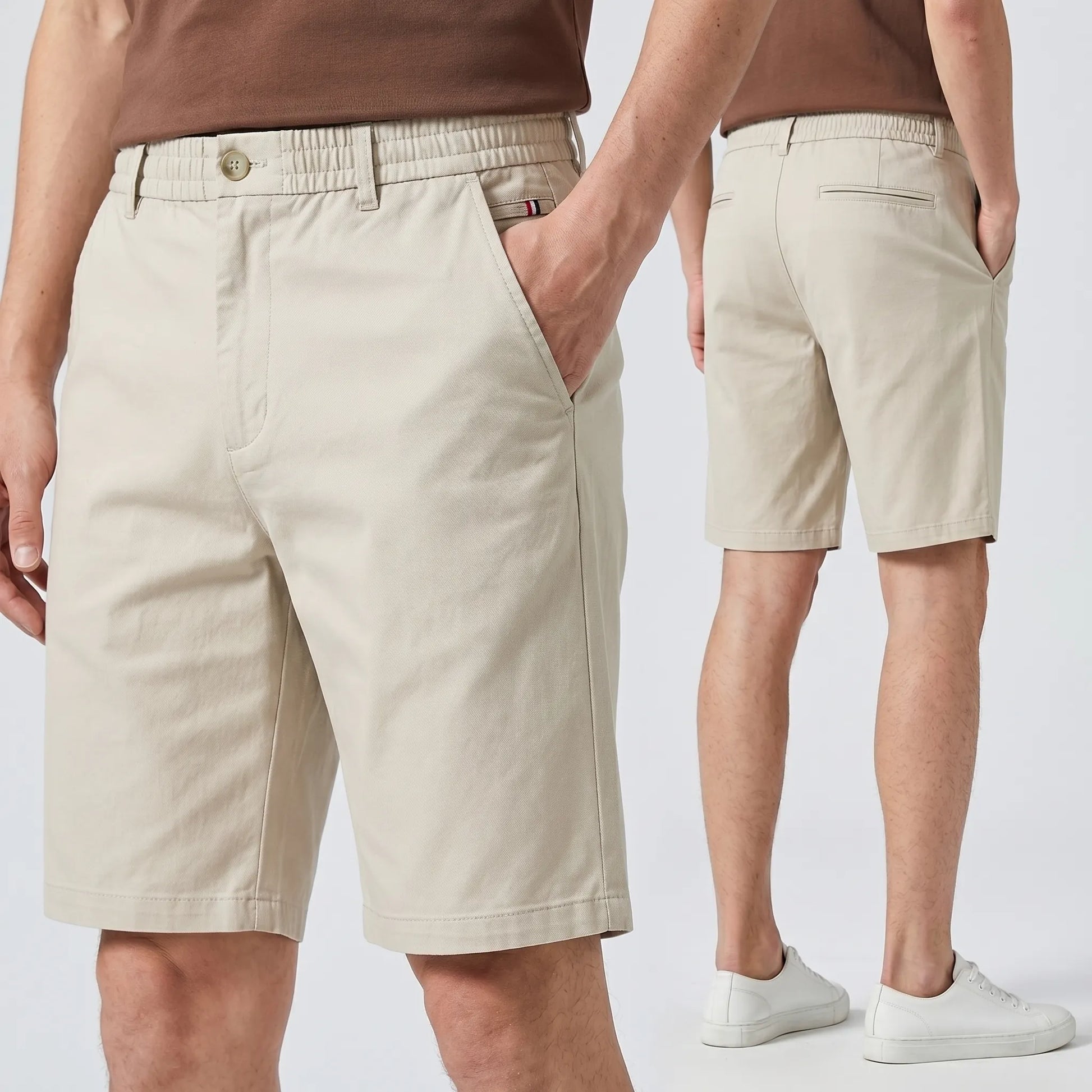 Short en coton extensible MorphoFit™