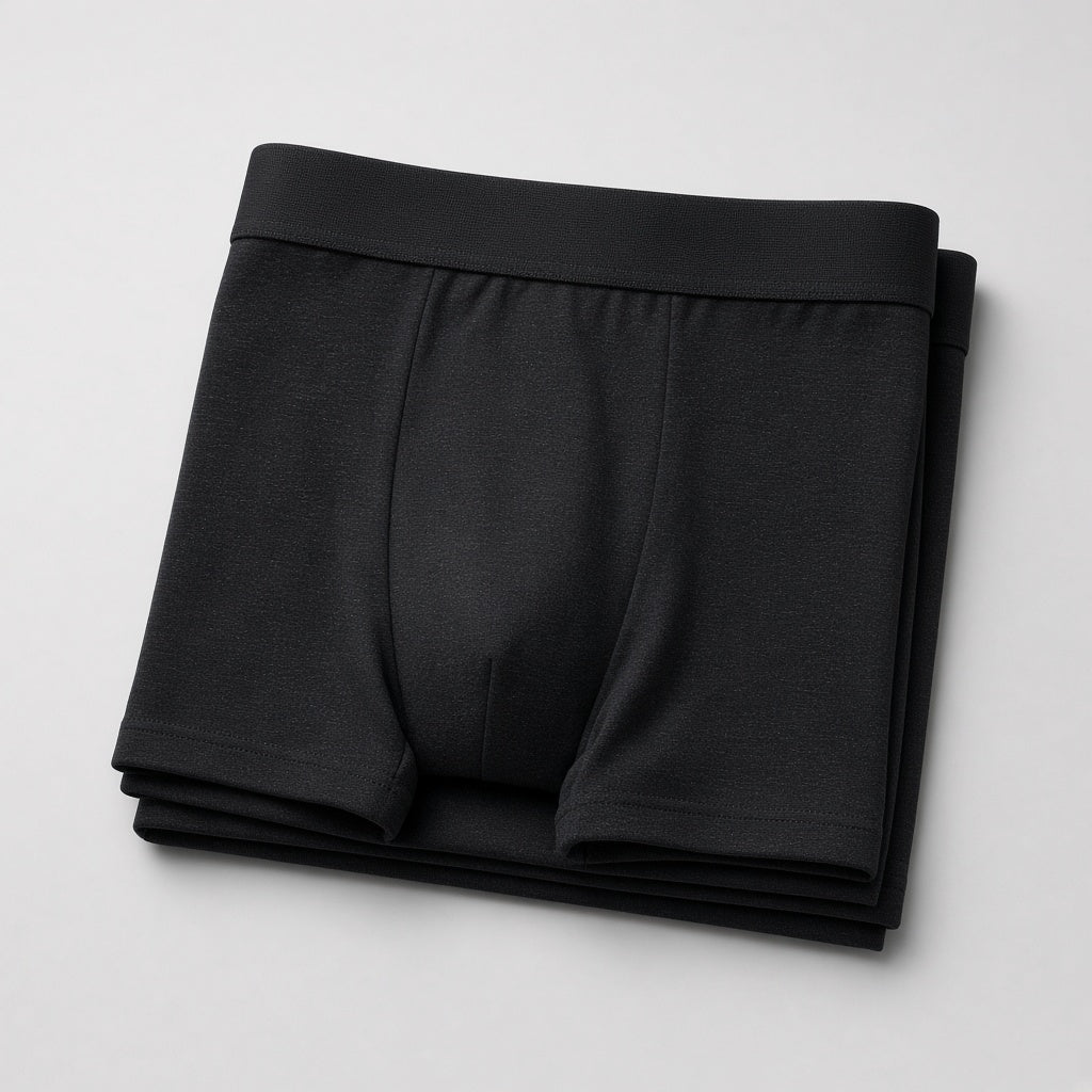Relaxed boxer briefs in black