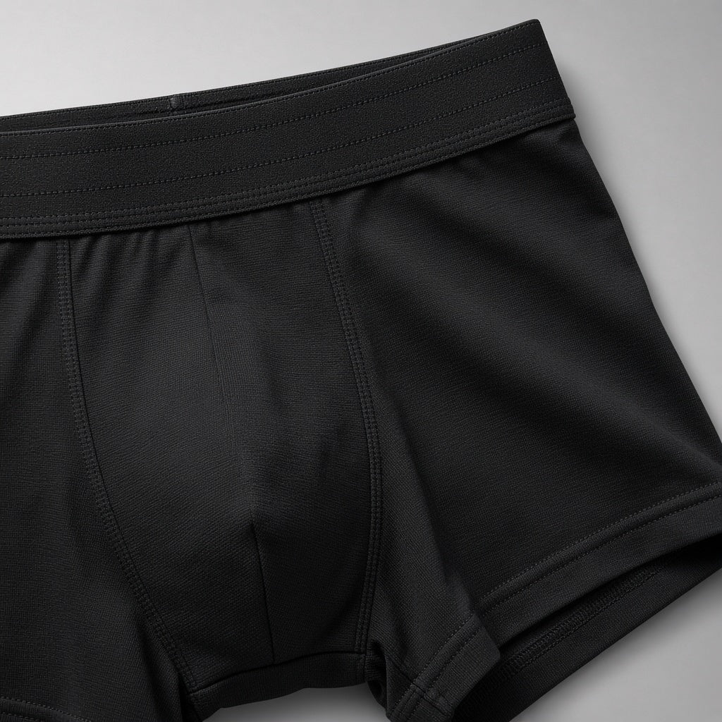 Wide waistband and stretch fabric on the boxer briefs